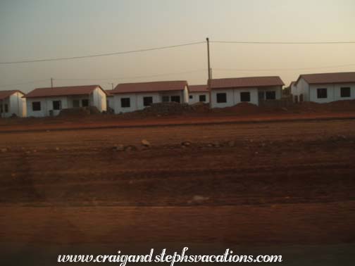 Government housing on the outskirts of Bamako