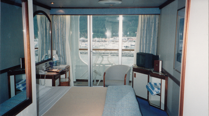 Cabin A502, on Aloha deck 11 on the port side, Sun Princess
