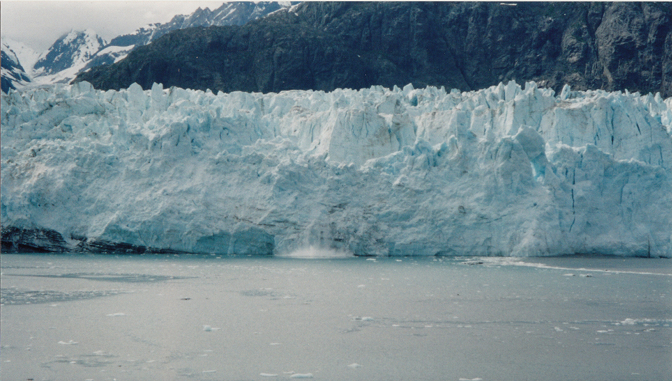 Glacier calving, Glacier Bay