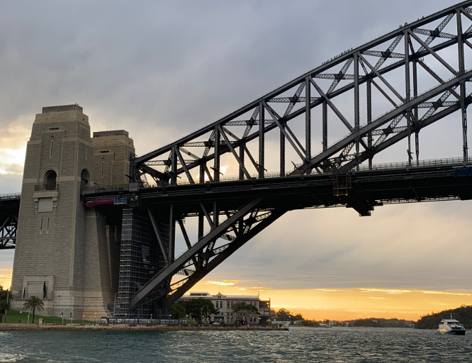 Climbers on the Sydney Harbour Bridge from our Sensational Sydney Cruise