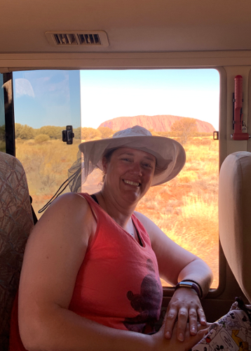Alison and Uluru