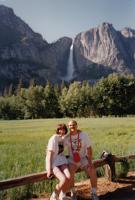 Just engaged at Yosemite Falls