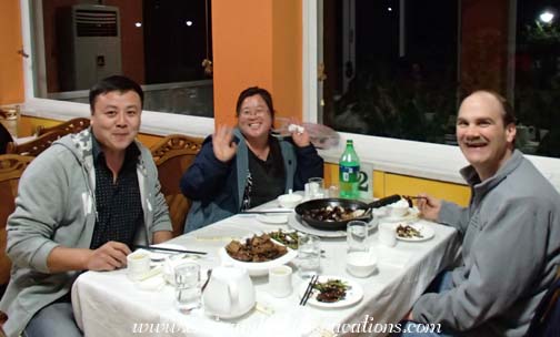 Dinner with Mr. Chou and Alice at Xiao Long Pu Restaurant