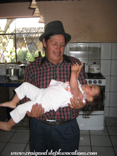 Antonio with granddaughter Sisa