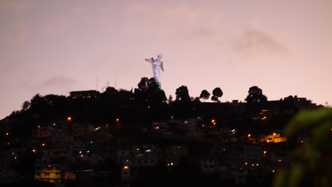 Virgin of Quito from Leña Quiteña