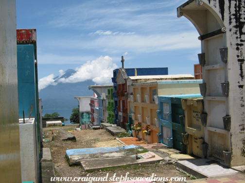 Volcan Toliman from Solola cemetery
