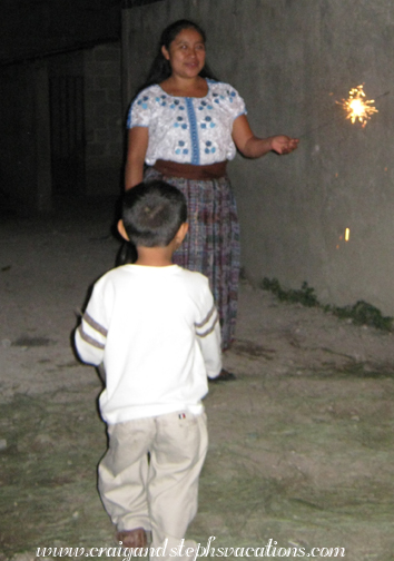 Paulina brings Eddy a sparkler