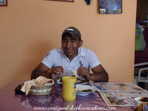 Humberto at breakfast