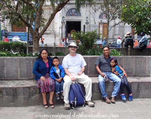 Paulina, Eddy, Craig, Humberto, and Aracely in Quetzaltenango