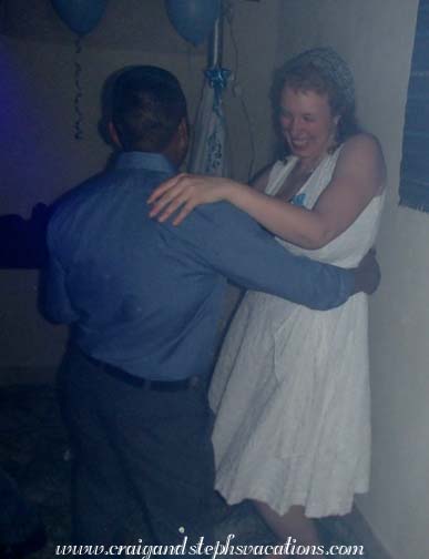 Steph dancing with Humberto