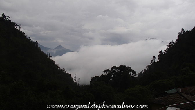 Clouds gathering in the Zunil valley