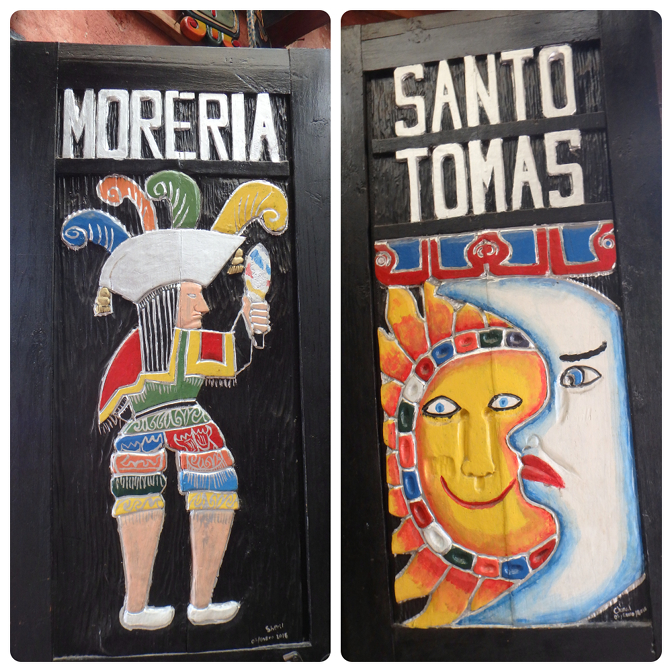 Carved doors of Moreria Santo Tomas