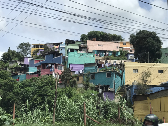 Colorful outskirts of Guatemala City