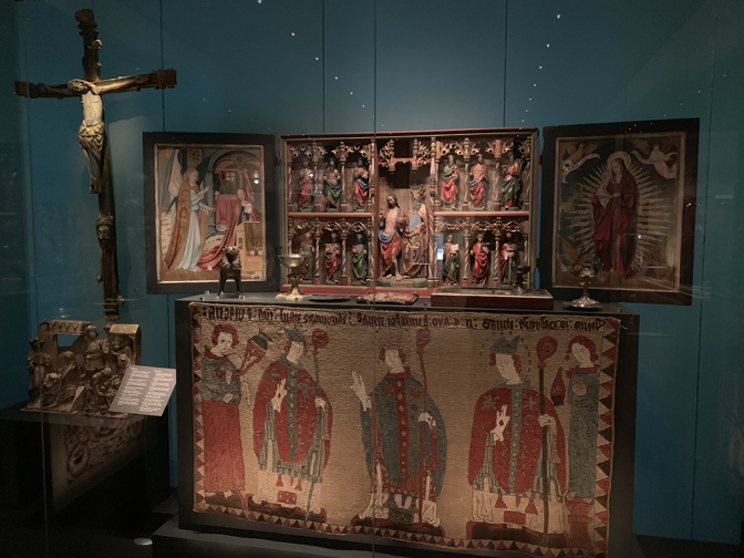 Medieval Christian artifacts at the National Museum