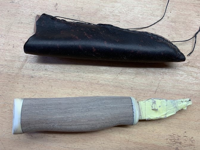 Steph's knife and sheath