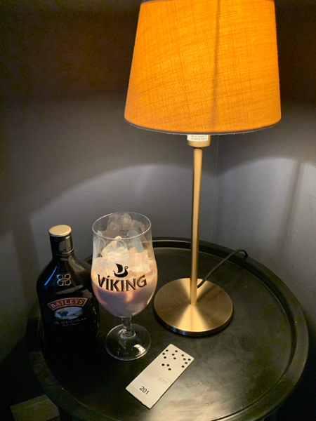 A nightcap at the Leifur Eiriksson Hotel