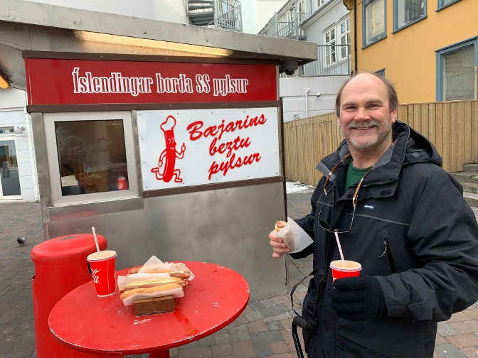 Social distancing is better with Bæjarins Beztu Pylsur hot dogs