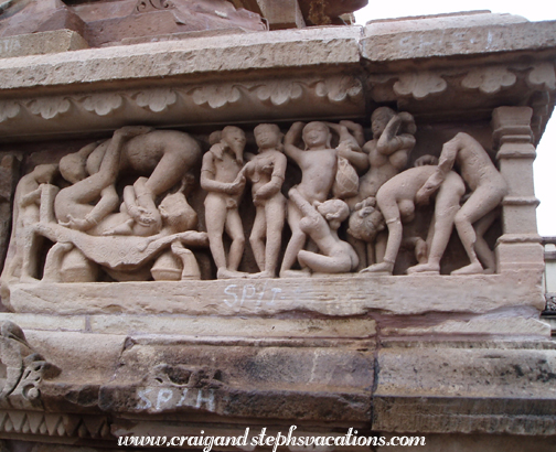 Erotic carvings, West Temple Group