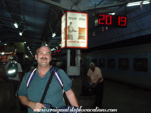 Arrival at Agra Station