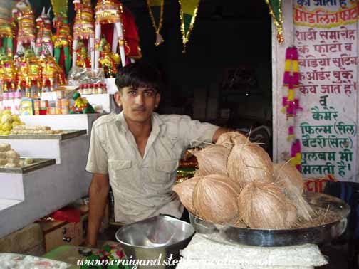 Shopkeeper at Ram Deora