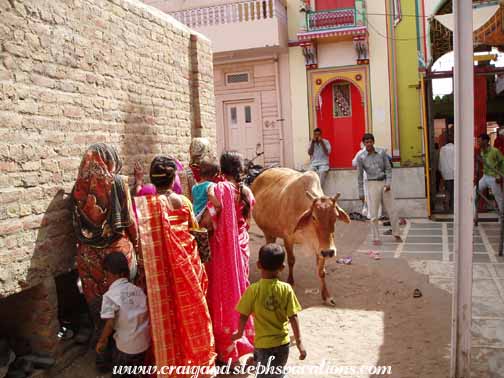 Pilgrims at Ram Deora