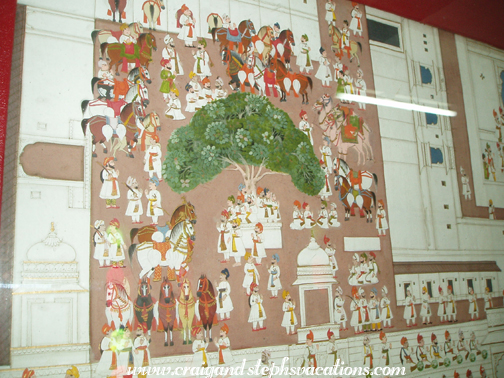 Painting, Udaipur City Palace