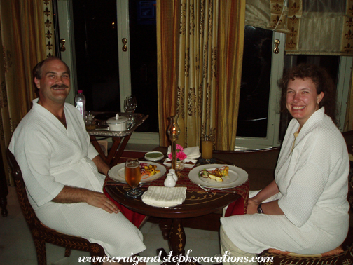 In Room Dining, Room 243, Taj Lake Palace Hotel