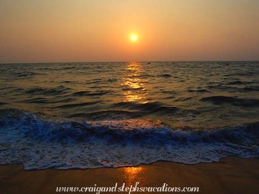 Marari Beach sunset