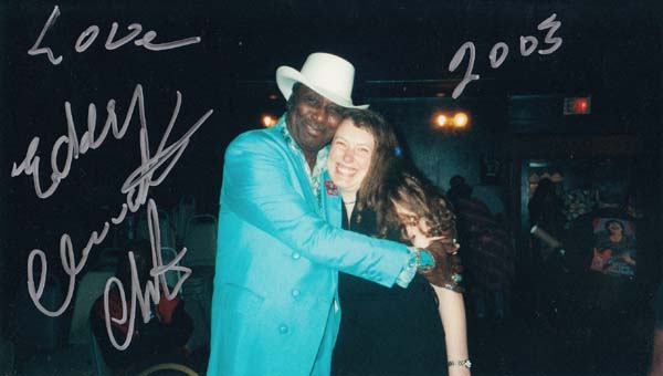 Eddy Clearwater and Stephanie at the Post-Handy Jam