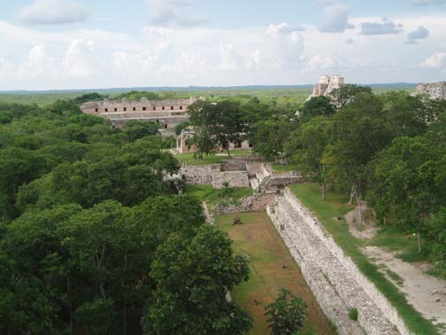 Uxmal - View from atop the Grand Pyramid