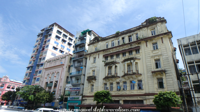 Colonial architecture in Yangon