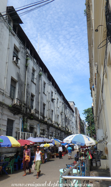Yangon alleyway