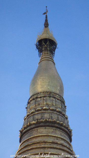 Diamond orb, vane, and umbrella, Shwedagon Pagoda