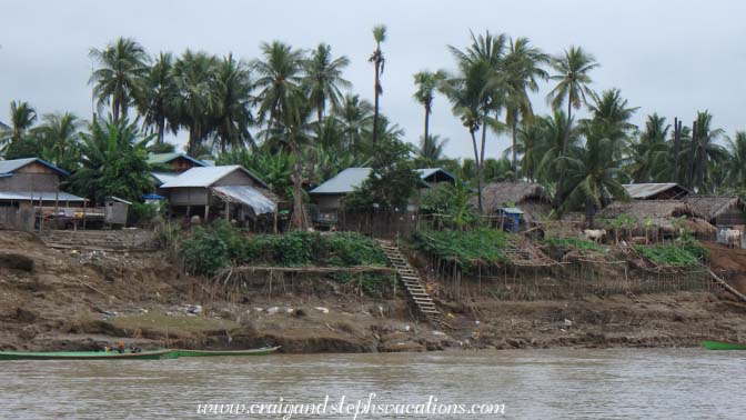 Villages along the Chindwin River