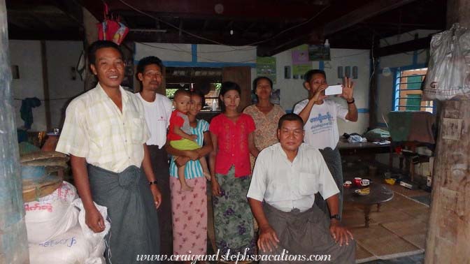 Village chief, his family, and heads of households, Kaung Tee Village
