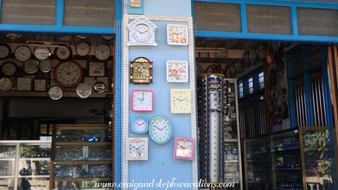 Clocks are even set to 10:10 in rural Myanmar