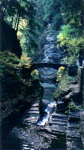 Bridge at Lucifer Falls