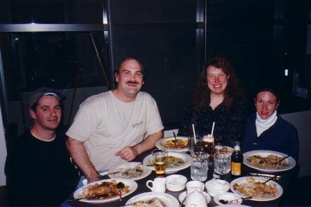 Dinner at Thai Cuisine- Tom, Craig, Steph, Leslee