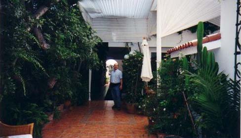 Villa Molina courtyard in Miraflores