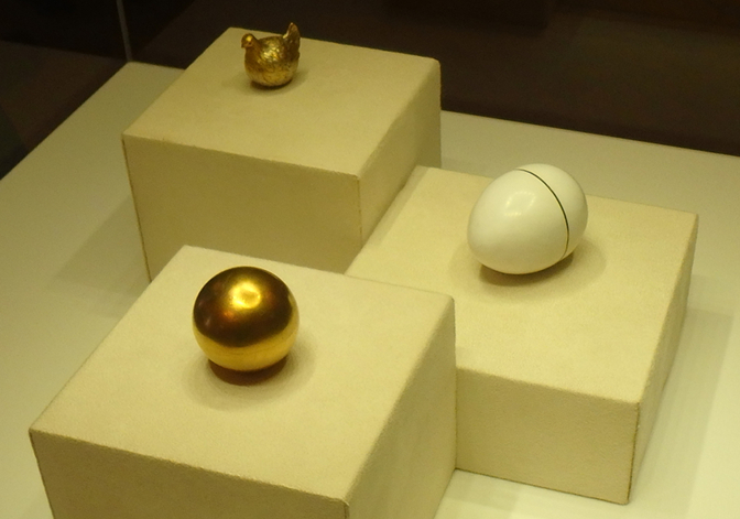 Hen Egg, the first Imperial Faberge egg