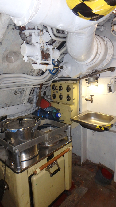 Galley of the C-189 submarine