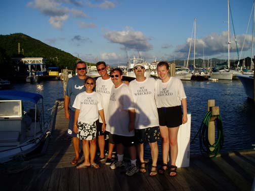 Group shot, with Mattheus, who rented us the boat