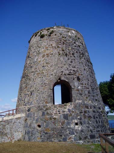 Windmill base, Annaberg Sugar Mill ruins, St. John