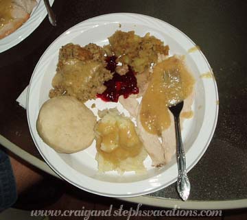 Delicious Thanksgiving dinner