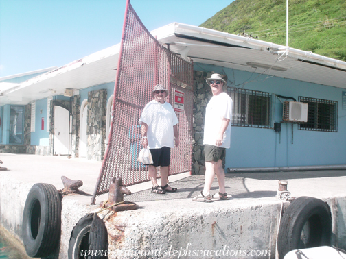 Clearing customs in Tortola