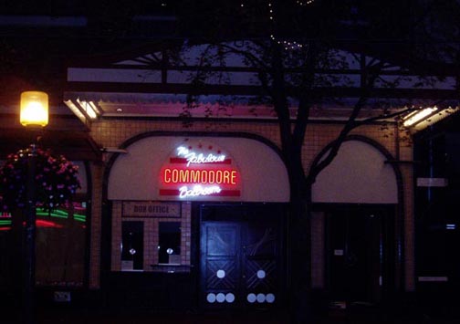 The Fabulous Commodore Ballroom