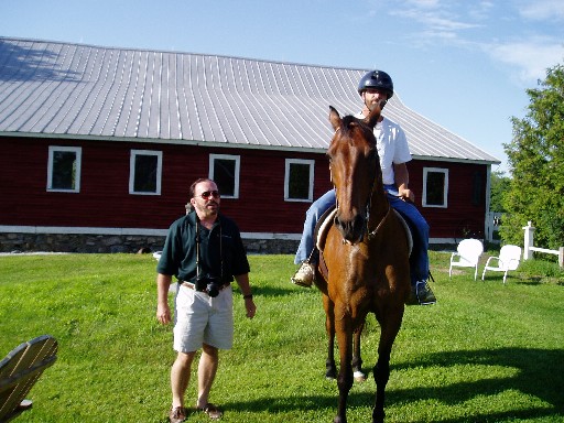 Don, Craig riding horse T.C.