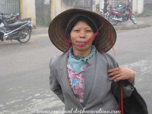 Woman at Tien Thang Market