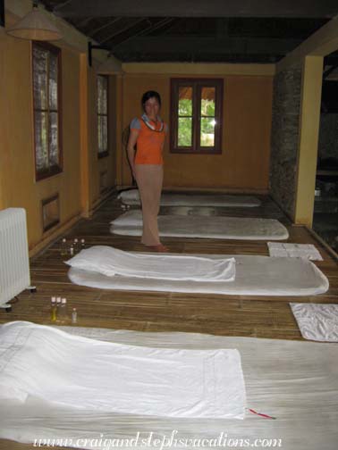 Massage area at Panhou Spa
