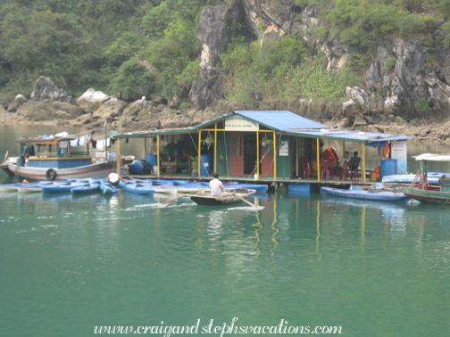 National Park floating office, Halong Bay